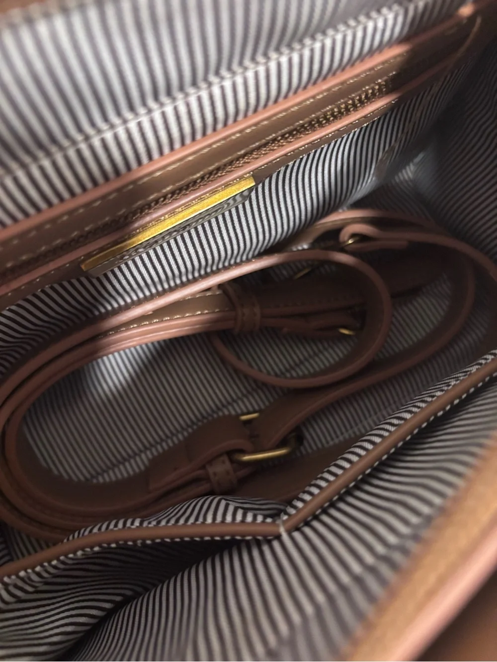 Tan/ Cognac Vegan Leather Top-Handle Women's Satchel